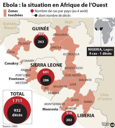 Ebola: le monde est en train de "perdre la bataille"
