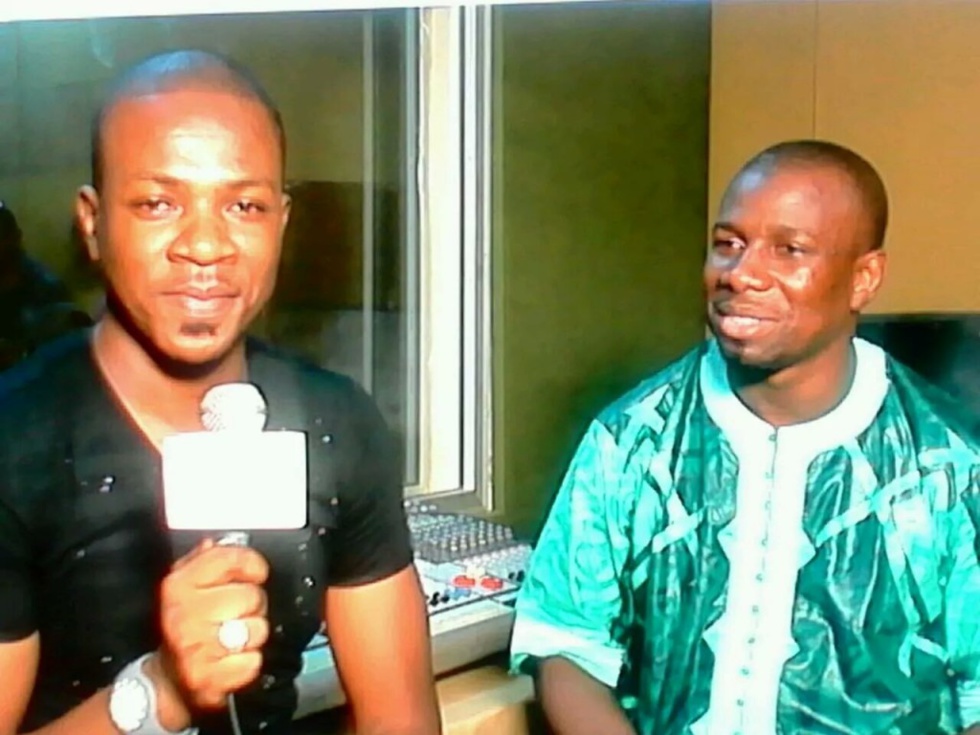 Djiby Dramé avec Dj Yves de la 2stv