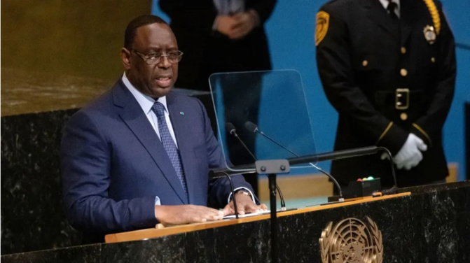 Macky Sall sur le Conseil de sécurité de l’ONU: «L’Afrique veut deux sièges permanents, avec droit de veto» Macky Sall sur le Conseil de sécurité de l’ONU: «L’Afrique veut deux sièges permanents, avec droit de veto»