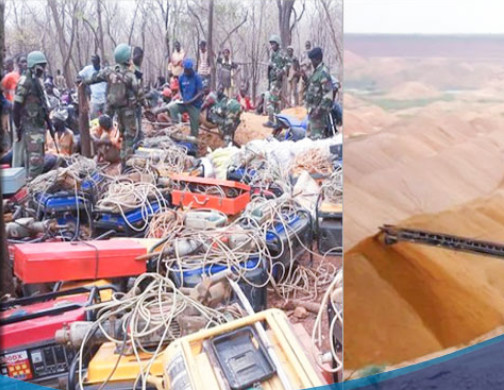 Frontière sénégalo-malienne : Plusieurs sites d'orpaillage clandestins démantelés par l'armée