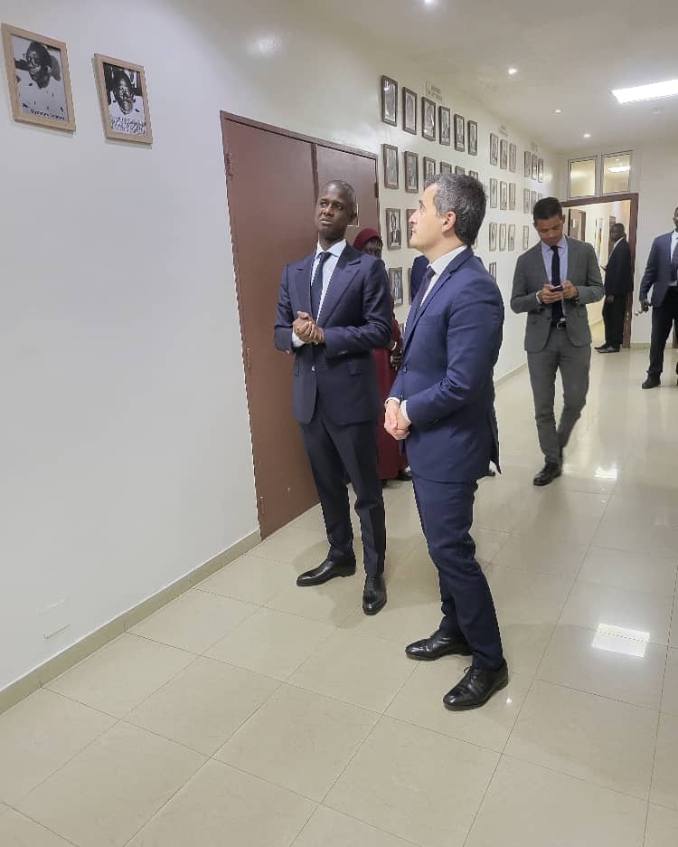 Le ministre de l’Intérieur, Antoine Diome, reçoit son homologue français, M. Gerald Darmanin (Photos)