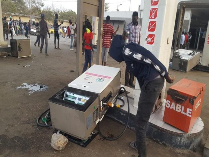 Attaque d’une station à Kaolack: Une forte somme d’argent emportée