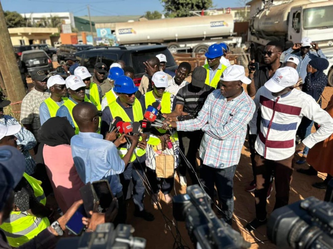 Evacuation des eaux à Tally Mame Diarra: Une bonne note décernée aux actes du DG de l’Onas, Mamadou Mamour Diallo