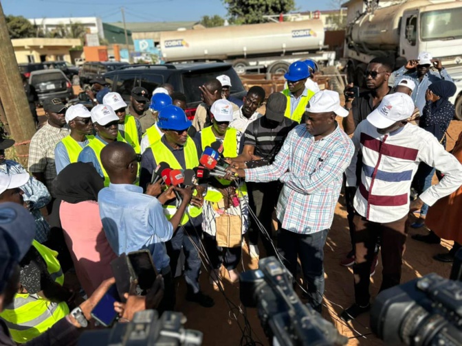 Evacuation des eaux à Tally Mame Diarra : Une bonne note décernée aux actes du DG de l’Onas, Mamadou Mamour Diallo