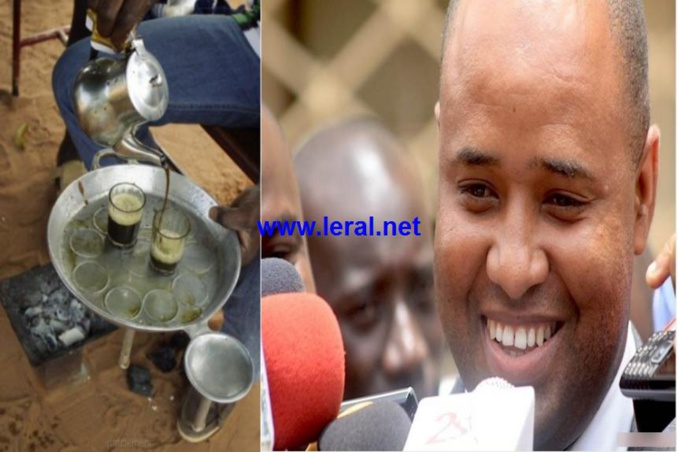 Le ministre Abdoulaye Bibi Baldé et le "leweul"