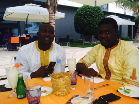 Prince Cissokho et Modou Lô en mode "resto" 