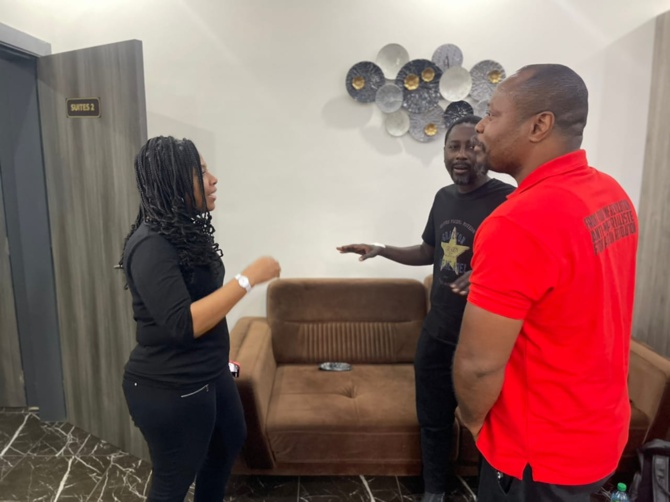Guy Marius Sagna rend visite à Pape Alé Niang : Les images d’une rencontre