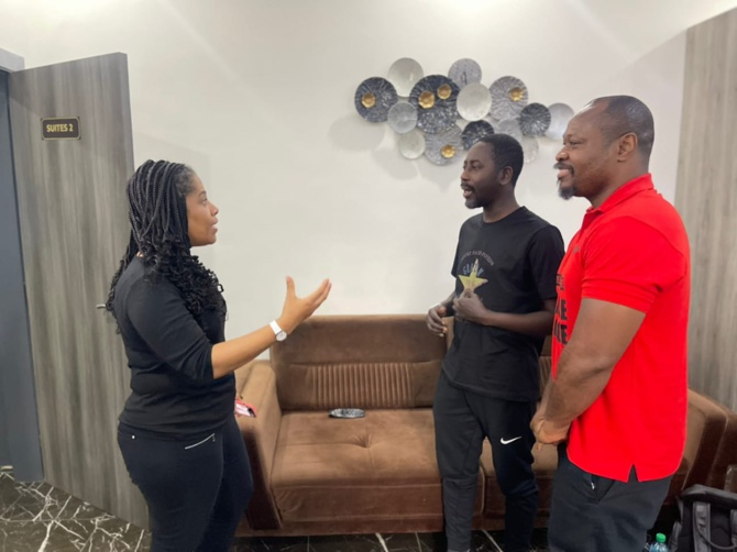 Guy Marius Sagna rend visite à Pape Alé Niang : Les images d’une rencontre