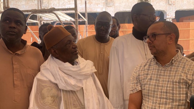An 1 du début de la rénovation de la Grande Mosquée de Daroul Mouhty : la visite surprise du Khalife Serigne Bassirou Anta Niang Mbacké An 1 du début de la rénovation de la Grande Mosquée de Daroul Mouhty : la visite surprise du Khalife Serigne Bassirou Anta Niang Mbacké