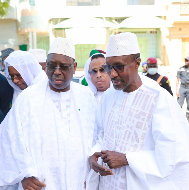 Photos/ 59e Ziarra de Thierno Mountaga Daha Tall/ Accueil du Président de la République: Mamadou Mamour Diallo, DG Onas aux premiers rangs