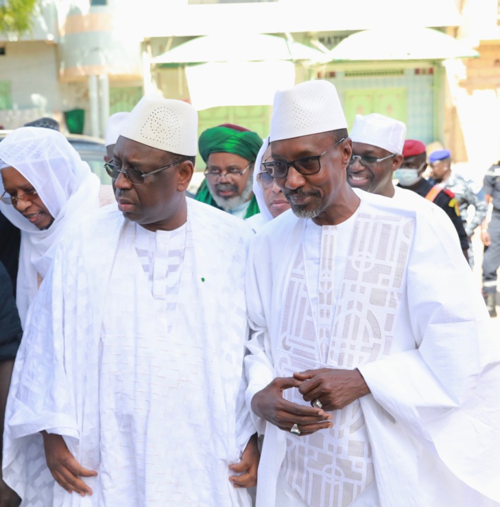 Photos/ 59e Ziarra de Thierno Mountaga Daha Tall/ Accueil du Président de la République: Mamadou Mamour Diallo, DG Onas aux premiers rangs