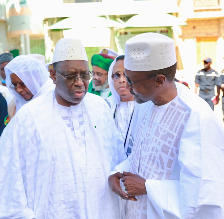 Photos/ 59e Ziarra de Thierno Mountaga Daha Tall/ Accueil du Président de la République: Mamadou Mamour Diallo, DG Onas aux premiers rangs