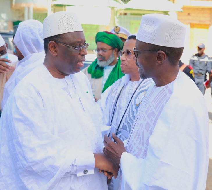 Photos / Accueil du président de la République à la 59e ziarra de Thierno Mountaga Daha Tall : Mamadou Mamour Diallo, DG Onas, aux premiers rangs