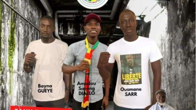 Pour manifestation non déclarée : Les activistes Ousmane Sarr et Cie écopent de 2 mois de prison ferme