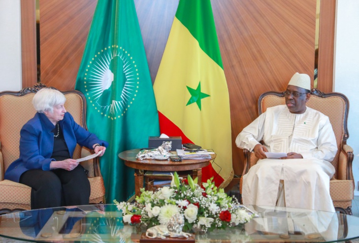 Photos / Tournée africaine : Dakar, première étape de la secrétaire d’Etat au Trésor des États-Unis 