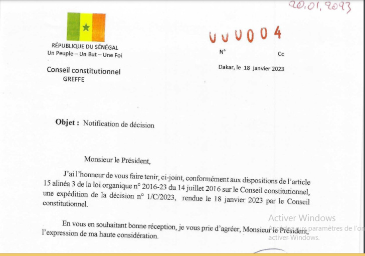 Conseil constitutionnel : La requête des députés Aminata Touré et Guy Marius Sagna, rejetée Conseil constitutionnel : La requête des députés Aminata Touré et Guy Marius Sagna, rejetée