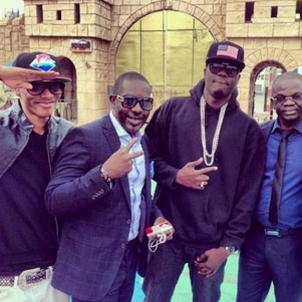 Mbaye Dièye Faye en compagnie de Canabasse