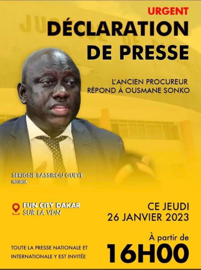 Accusé par Ousmane Sonko dans le dossier Sweet Beauté : Serigne Bassirou Guèye fera face à la presse, ce jeudi