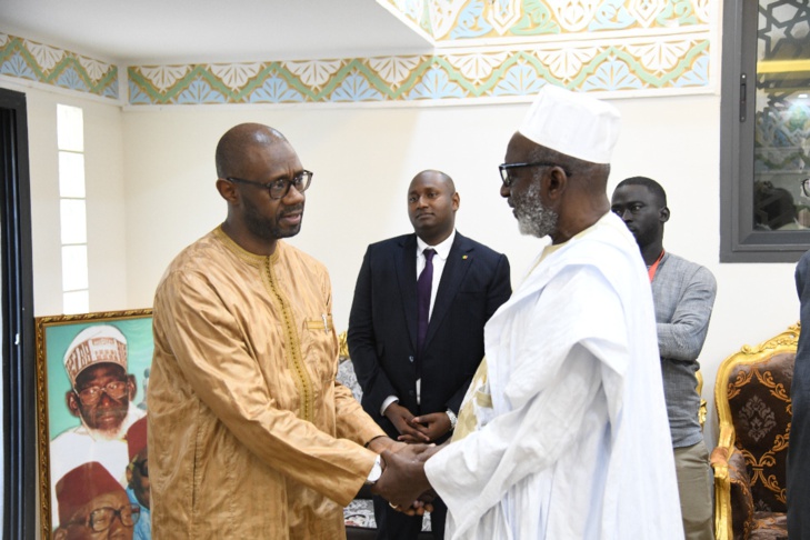 Ziarra annuelle de la famille Omarienne : Visite d’une délégation de l’ARTP auprès de Thierno Madani Tall