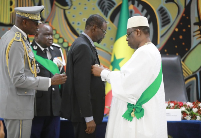 Cérémonie de décoration des dignitaires la cohorte 2022 : 71 personnalités honorées