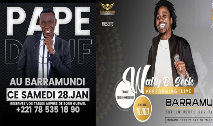 Dualité  Wally Seck et Pape Diouf : comment un samedi 28 de feu au Barramundi a été évité de justesse