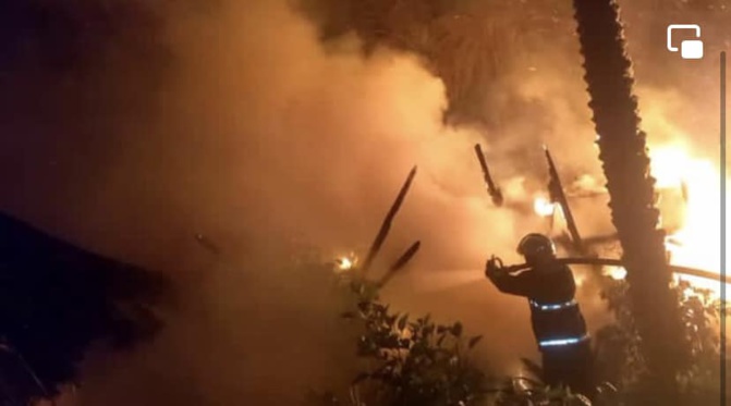 Cap Skirring: Un incendie ravage l’hôtel « Les Palétuviers »