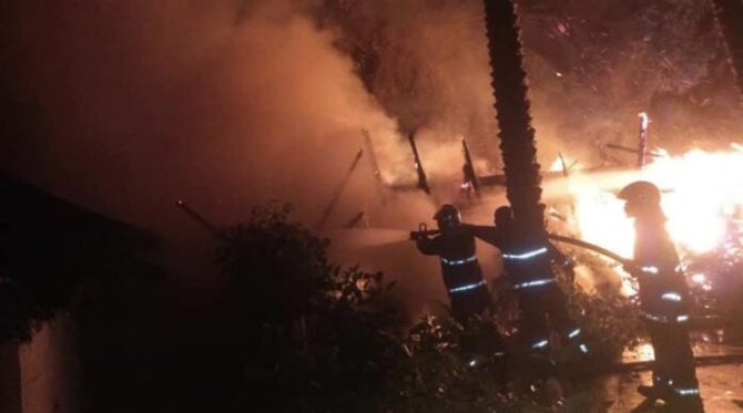 Cap-Skirring : Un incendie ravage l’hôtel « Les Palétuviers » Cap-Skirring : Un incendie ravage l’hôtel « Les Palétuviers »