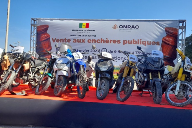 Kédougou : La vente aux enchères de biens saisis par l'Etat, rapporte 458 millions FCfa