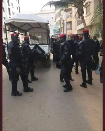 Photos/ Procès Sonko-Mame Mbaye Niang : Cité Keur Gorgui barricadée