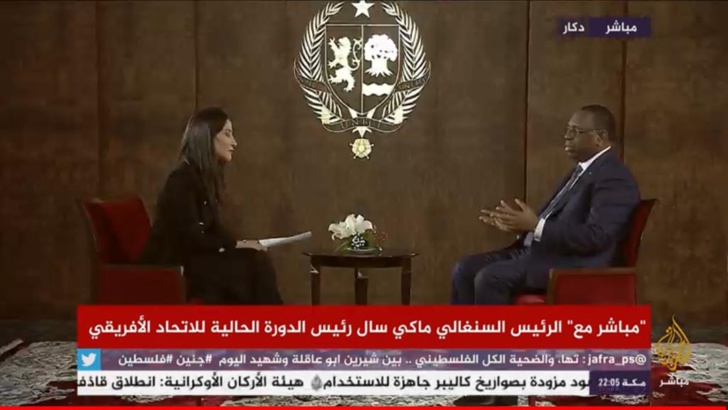 Interview de Son Excellence Monsieur Macky Sall, président de la République du Sénégal et président en exercice de l'Union africaine, sur les ondes d'Al jazeera