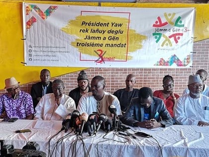 Contre la candidature de Macky Sall : Le collectif «Jamm a Gën troisième mandat» intensifie la lutte Contre la candidature de Macky Sall : Le collectif «Jamm a Gën troisième mandat» intensifie la lutte