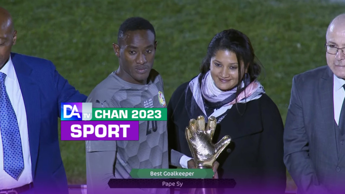 Chan 2023 : Pape Mamadou Sy désigné meilleur gardien de la compétition! 