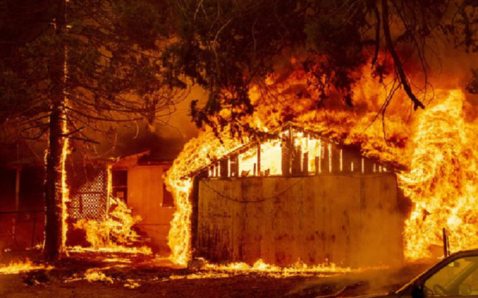 Kaffrine : Huit cases et sept appartements ravagés par un incendie par un incendie à Pathé Thiangaye