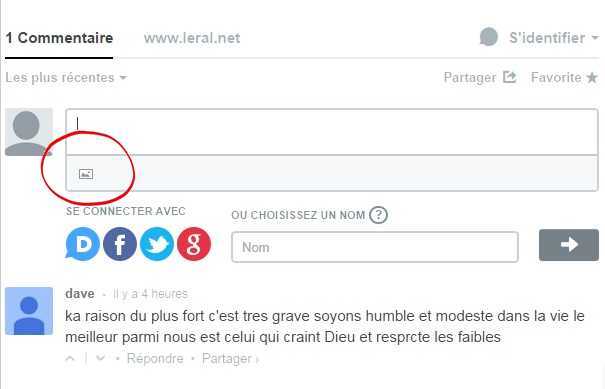 Du nouveau à Leral.net: Vous pouvez désormais inclure des images et des sons dans vos commentaires 