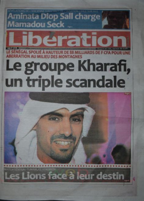 A la Une du Journal Libération du vendredi 10 octobre 2014