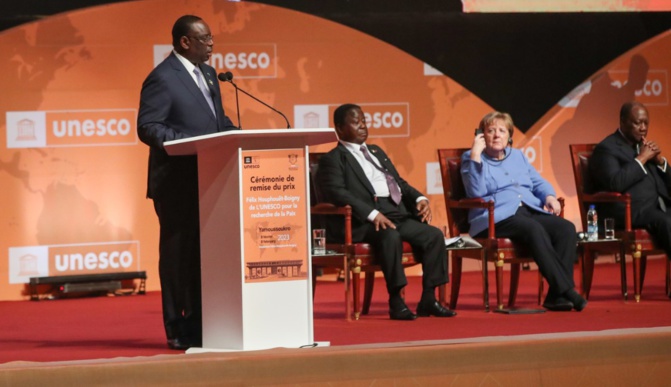 Prix Félix Houphouët-Boigny de l’Unesco pour la recherche de la paix : Macky Sall magnifie les valeurs et la portée de cet évènement Prix Félix Houphouët-Boigny de l’Unesco pour la recherche de la paix : Macky Sall magnifie les valeurs et la portée de cet évènement