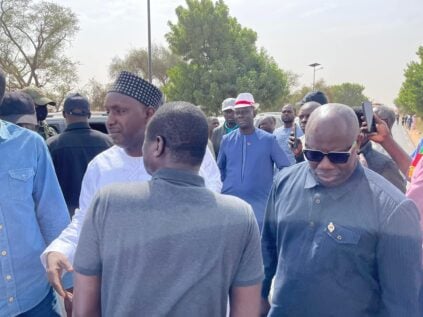 Photos/ Mbacké: Les leaders de Yewwi Askan Wi bloqués à l’entrée de la ville