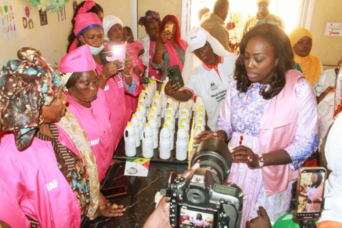 Le Ministre Fatou Diané Guèye a rencontré les femmes de la région de Thiès, ce vendredi 10 février 2023 