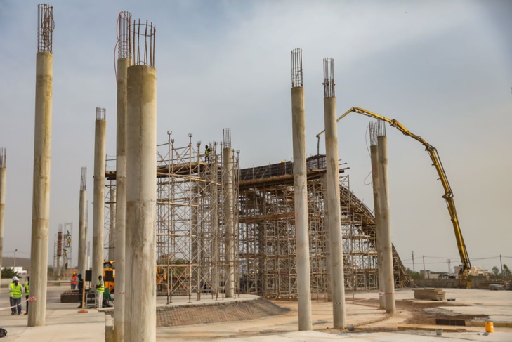 Photos/ Popenguine: Visite du Président Macky Sall des travaux de construction du nouveau sanctuaire marial
