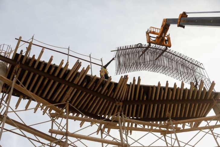 Photos/ Popenguine: Visite du Président Macky Sall des travaux de construction du nouveau sanctuaire marial