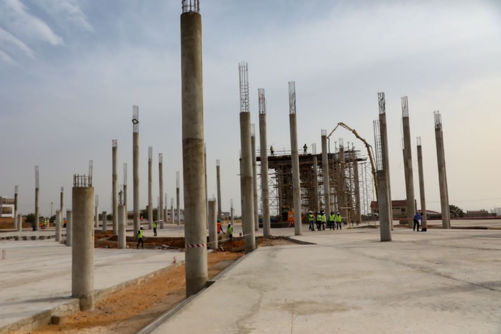 Photos/ Popenguine: Visite du Président Macky Sall des travaux de construction du nouveau sanctuaire marial