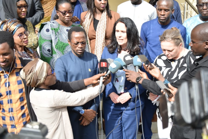Photos / Assemblée nationale : Une délégation de la Commission des Affaires juridiques du Parlement fédéral allemand, reçue