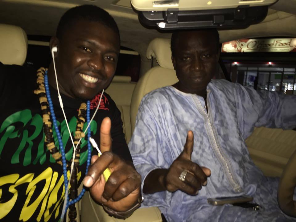 Prince Cissokho de PABC EVENT en compagnie de Thione Seck