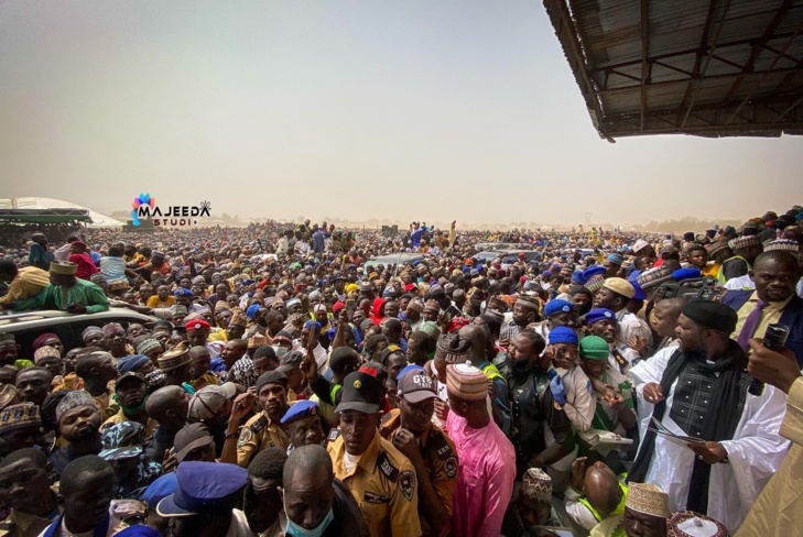 Photos : Maulidi Shehu Ibrahim Nyass à la réunion tenue dans la ville de Kebbi