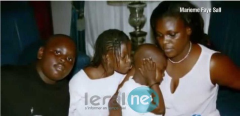 Photo souvenir: Marième Faye Sall et ses enfants 