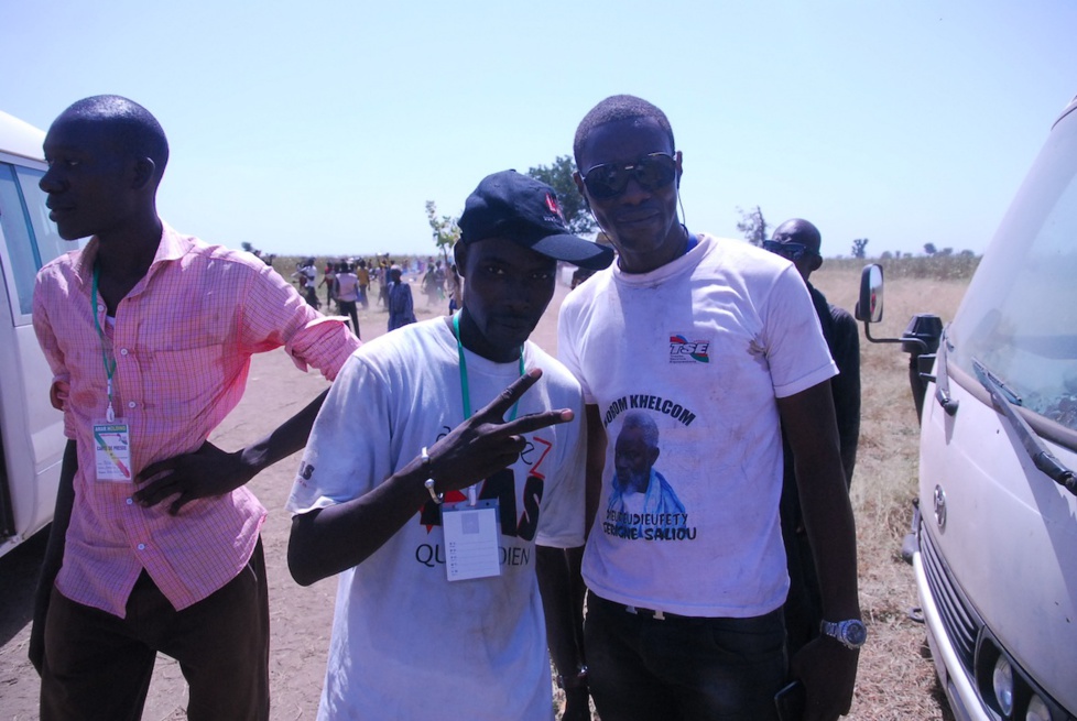 L'excellent photographe Vieux Ndiaye avec Tange Tandian à Khelcom  