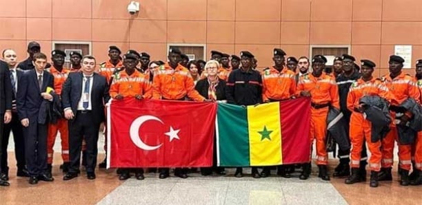 Turquie : Retour de mission des 30 pompiers sénégalais Turquie : Retour de mission des 30 pompiers sénégalais