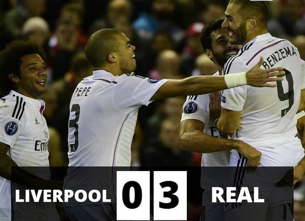 Large victoire du Real Madrid 3 à 0 grâce à un doublé de Benzema et un but de CR7 !