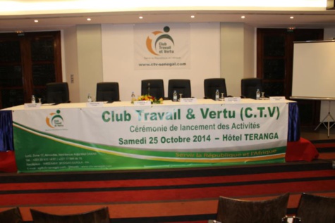 Les premières images du lancement des activités du club de réflexion "Travail et Vertu"