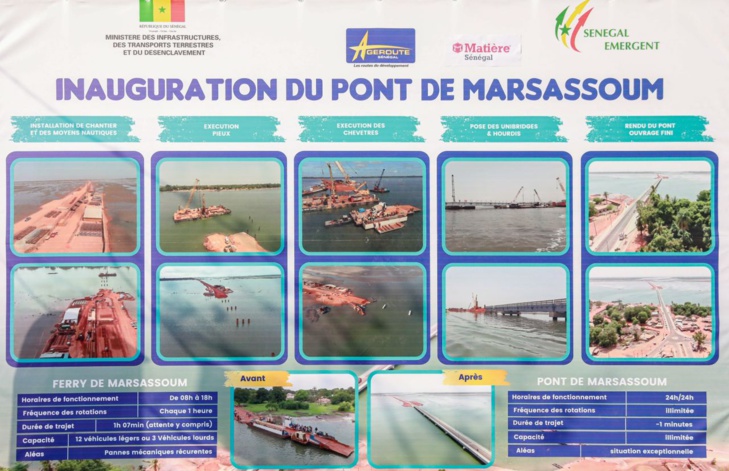 Photos: Inauguration du Pont Famara Ibrahima Sagna de Marsassoum en image